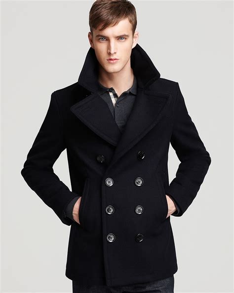 burberry womens peacoat|burberry men's coat outlet.